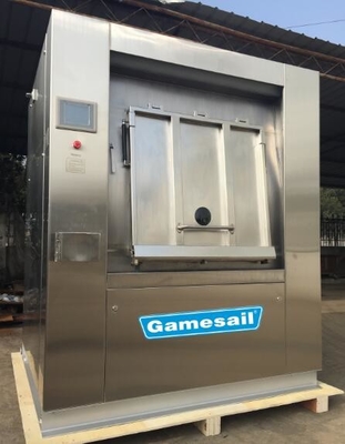 Hotel Commercial Laundry Equipment , Computer Control Industrial Washing Machine