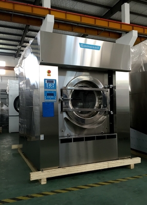 120kg Hotel / Hospital Dry Cleaning Equipment , Steam Heating Industrial Washer Dryer