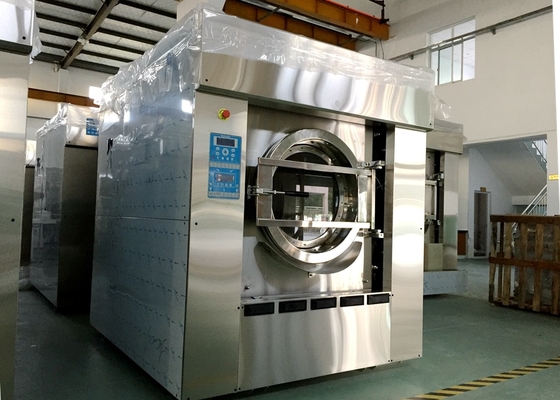 120kg Hotel / Hospital Dry Cleaning Equipment , Steam Heating Industrial Washer Dryer